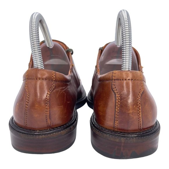 Johnston & Murphy Men's Derby Brown Leather Square Toe Oxford Lace Up Size 9M - Picture 4 of 6